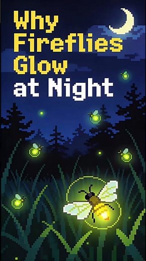 Why Fireflies Glow at Night