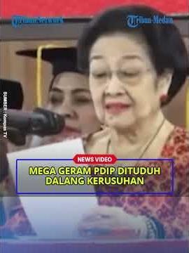 Megawati Geram PDIP Dituduh Dalang Kerusuhan Agustus 2025