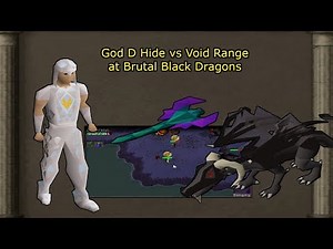 OSRS - Killing Brutal Black Dragons using God D Hide and Toxic Blowpipe (is it worth it?)
