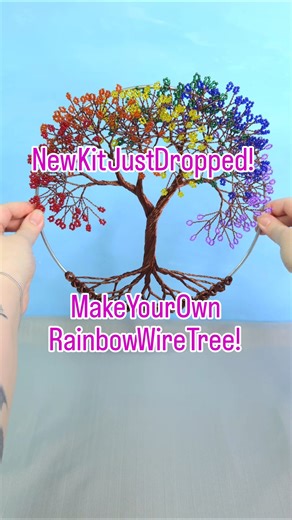 New Kit Just Dropped! Make Your Own Rainbow Wire Tree! #handmade #art #Rainbow