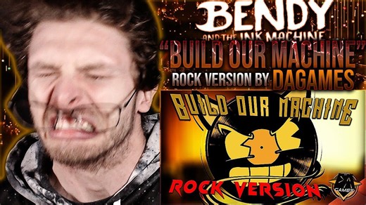 Vapor reacts #1071 | Bendy and the Ink Machine Build Our Machine rock version by DAGames reaction!