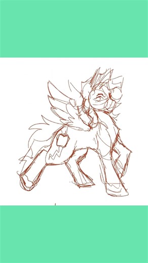 Rainbowdash and Applejack fusion!