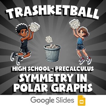 Symmetry in Polar Graphs TRASHKETBALL Math Game - No Prep PreCalculus Review