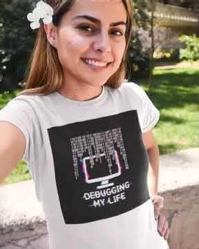 T-Shirt Review: The Coolest Glitch Art Tee for Programmers - DEBUGGING MY LIFE