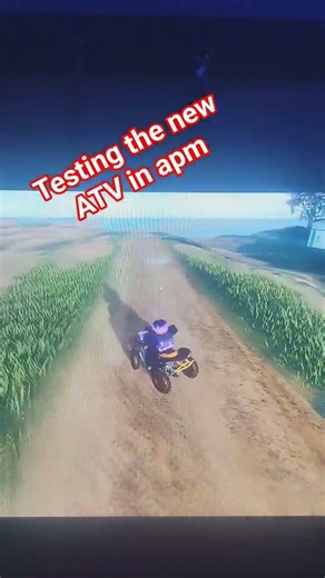 Testing the new ATV in apm