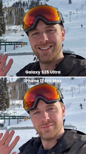 Tom | The Tech Chap on Instagram: "iPhone vs Samsung 📽️ [4K video, main camera, no edits] Galaxy S26 coming soon though… #iphone17promax #galaxys25ultra #videotest"