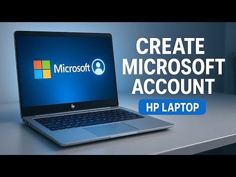 How To Create Microsoft Account in HP Laptop ( Step by Step )