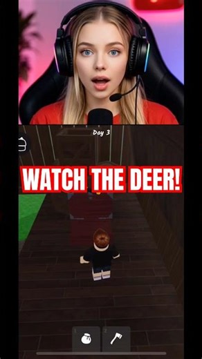 Bro… look closely. The deer is coming 😱#robloxshorts #99forest