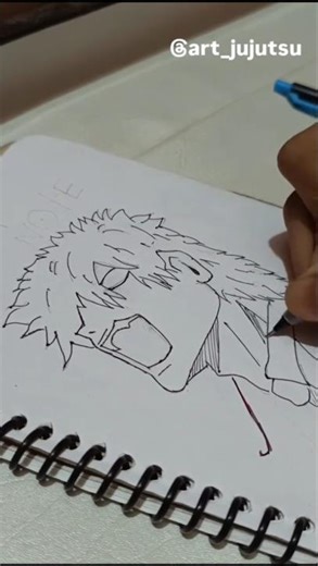 Death Note: लाइट यागामी का स्केच! 🔥🍎 #art #animeपेन से बनाया 'Kira' का चेहरा! ✍️😈 Best Anime #shorts