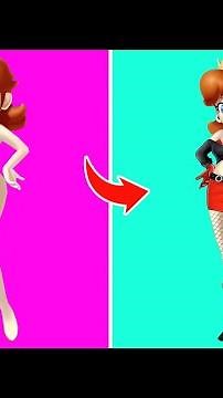 Princess Daisy Glow Up​ - Princess Daisy Transformation | Art Challenge