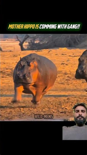 Angry hippo #animals #discovery @followers