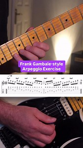 🧹 Sweep like Frank Gambale with this diatonic arpeggios exercise. This exercise combines several diatonic seventh arpeggio shapes that can be use over chords in the key of C major Combining different arpeggios adds variety to your solos while also giving it structure💡 From a technical aspect you’ll have to focus on muting motions with your fretting hand and sweep motions with your picking hand, making it an excellent workout for both hands 💪 ❗️Do this daily for the next 14 days and keep a log