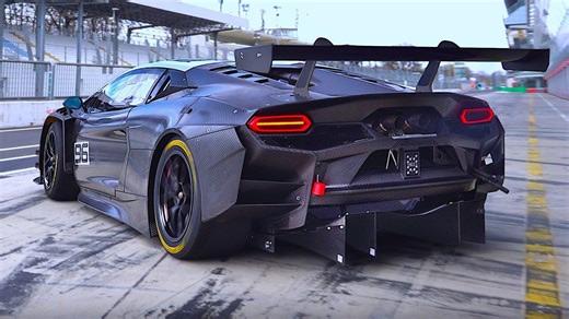 2026 兰博基尼 Temerario GT3 Start Up, Warm Up Procedure, Accelerations & RAW Sound!