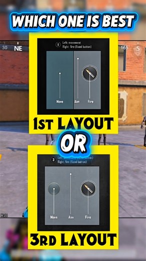 Which One Is Best? 1st Layout Or 3rd Layout🤔 #bgmi #pubgmobile #tipsandtricks #esports #protips #fyp