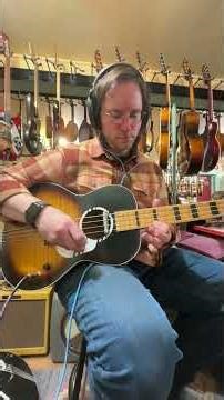 1960s Kay “Music Note” rubber bridge electric bass conversion (no4) #kayguitars