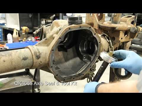 Dodge Ram Front Axle Inner Axle Seal Remove and Install