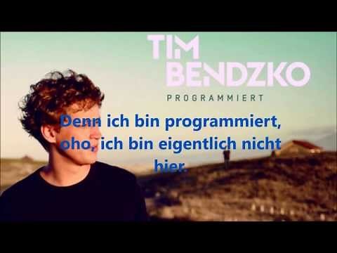 Tim Bendzko Programmiert Lyrics
