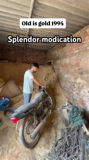 Hero honda splendor bike modification #virals #splendormodified #minivlog #vlog #explore #shorts