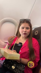 347K views · 3.1K reactions | 50000 ft Upper Khaya khana || Vistara Flight Food Review || Free Meal In Flight ✈️ | DESI INDIA | Facebook