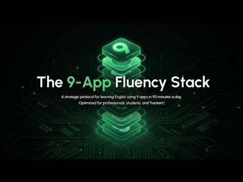 My Secret 9-App Protocol to Learn English Fast (Free Resources)
