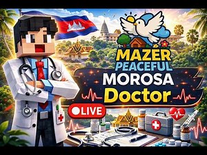 🔴Live​ ខ្ញុំជាគ្រូពេទ្យចាំជួយអ្នកជម្ងឺ | minecraft