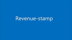 Revenue-stamp is called 収入印紙（shuunyuu inshi) in Japanese.