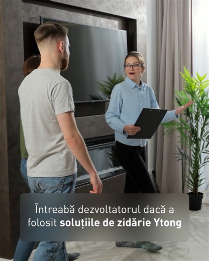 Vrei să te asiguri că locuința ta rămâne caldă iarna și răcoroasă vara? Întreabă-ți dezvoltatorul dacă a folosit soluțiile de zidărie Ytong pentru o izolație termică eficientă. | YTONG