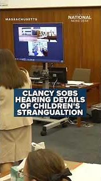 Lindsay Clancy sobs while hearing about children's strangulation