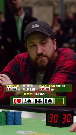 CRAZY ALL-IN 🤯 #IrishOpen #Poker