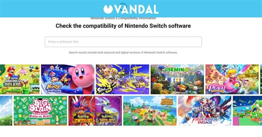 Nintendo lanza una web para que podamos comprobar la compatibilidad de los juegos de Switch con Switch 2