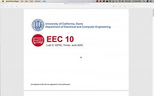 EEC 10 Lab 6 - GPIO, Timer, and ADC