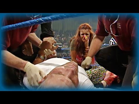 Lita cries over Jeff Hardy injuring himself in the ring: SmackDown!, Aug. 03, 2000