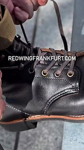 Lacing up another favorite from the shop … #redwingheritage #redwingshoes #redwingboots #redwingmoctoe #moctoe #redwingstyle #レッドウィング #redwingfrankfurt | Red Wing Shoe Store Frankfurt est. 1977