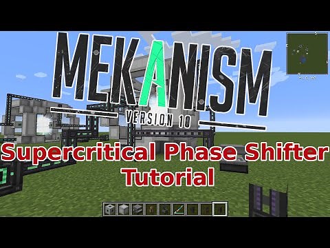 Minecraft Mekanism Supercritical Phase Shifter Tutorial (Antimatter)