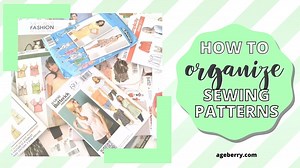 Sewing pattern storage ideas