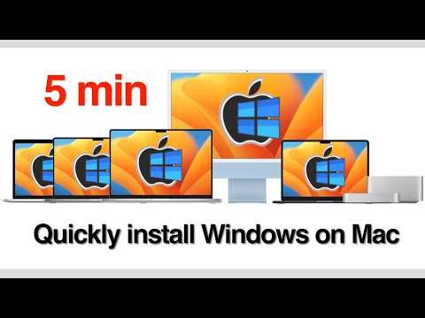 Quick and easy installation of Windows on Mac