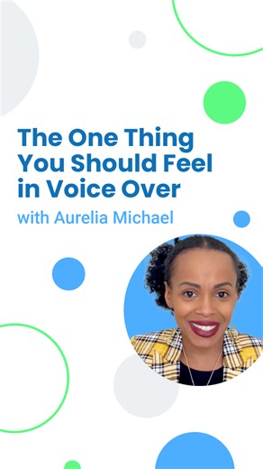 This is the one thing you should feel in voice over. ️ To learn more voice over tips, click here: https://www.youtube.com/watch?v=dbjqB8Krms0&t=1749s&ab_channel=Voices #voiceover #acting #voiceovertalent #voiceoverartist | Voices | Facebook