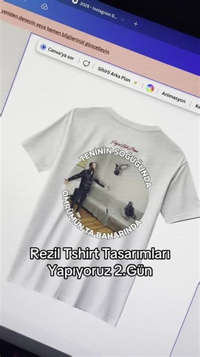 Rezil T-Shirt Tasarımları: 2. Gün Çalışmaları