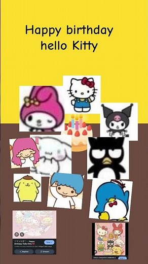 happy birthday hello Kitty 🎀