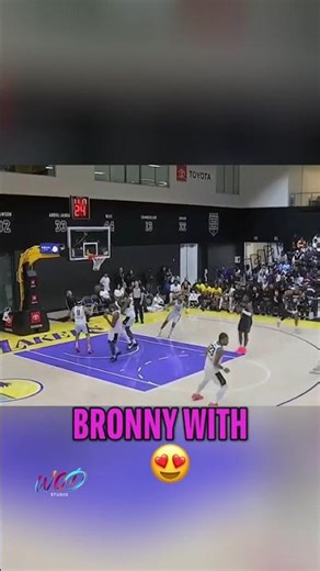 Bronny James: Step-Back 3s, Euro Steps & Sick Moves! #shorts