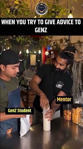 When You Try to Give Advice to GenZ 😅 | Mentor vs Student Life #SODA #shorts #funny #viral