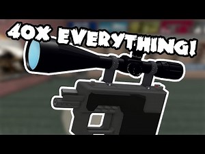 USING THE 40x SCOPE ON EVERYTHING IN PHANTOM FORCES