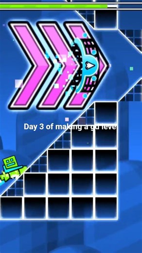 day 3 of making a gd level (wave dual part added)