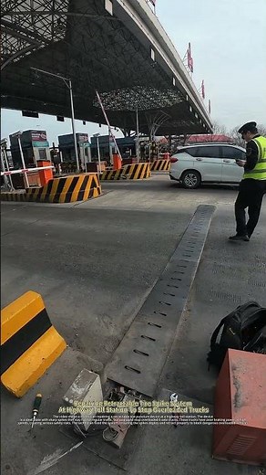 Repairing Retractable Tire Spike Strip At Highway Toll Station For Overload Control
