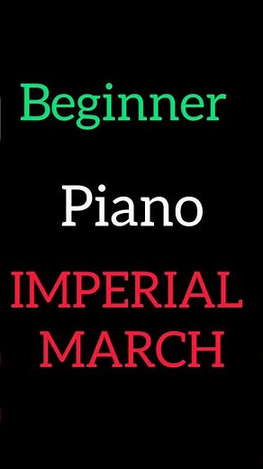 Imperial march: Easy Piano Tutorial 👍