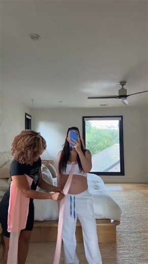 Belly binding has been major for me post-pregnancy. Every time I rewrap, I can feel the body shrinking inward- it works. For context belly binding is an ancient healing practice across so many cultures. Women have been wrapping their bodies for centuries- I feel like it supports recovery, organ realignment, posture, and circulation. AND it not just aesthetic-it's functional, grounding, and very much helps with the healing process. I notice a HUGE difference in my waistline with all 3 of my kids 