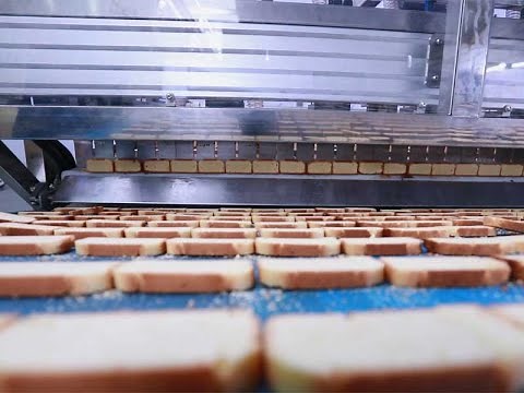 auto cake rusk production line