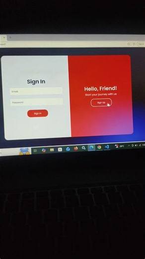 The Power of CSS 🔥 (Login UI Animation)