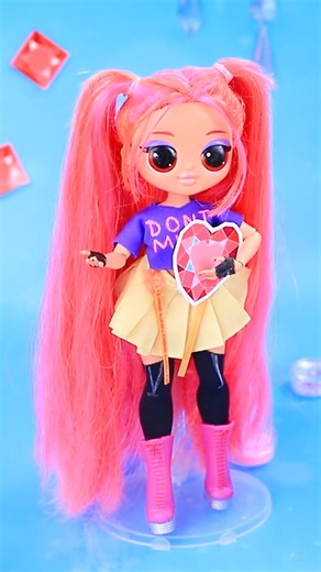 Mira Ruby Glow Up! Doll DIY #kpopdemonhunters #huntrix #transformation