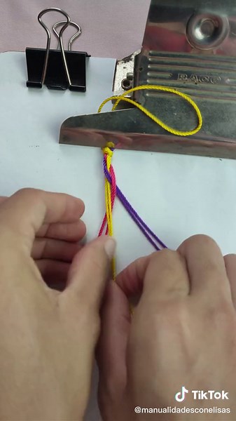 Cómo hacer pulsera de trenza hermosa y fácil